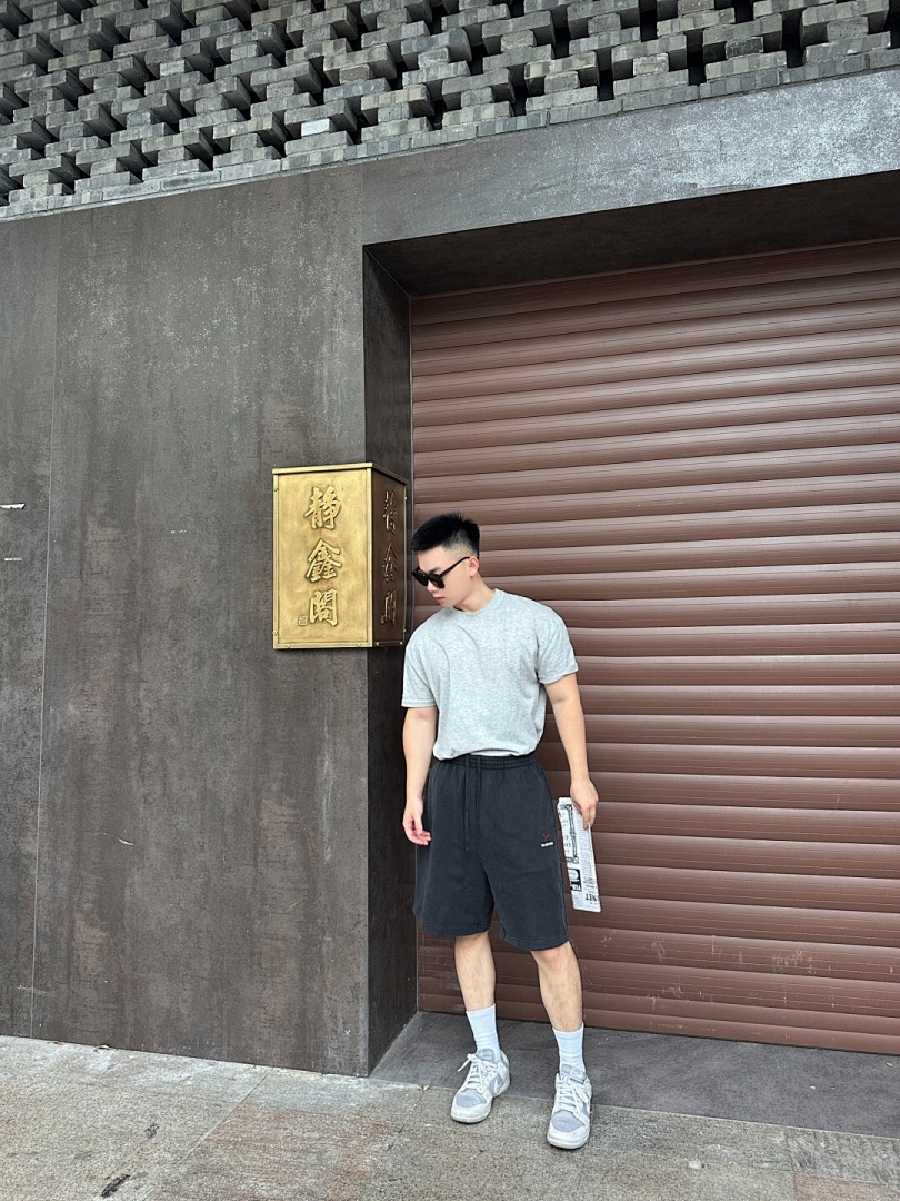 Balenciaga Collab Short (Washed Black) - Image 13