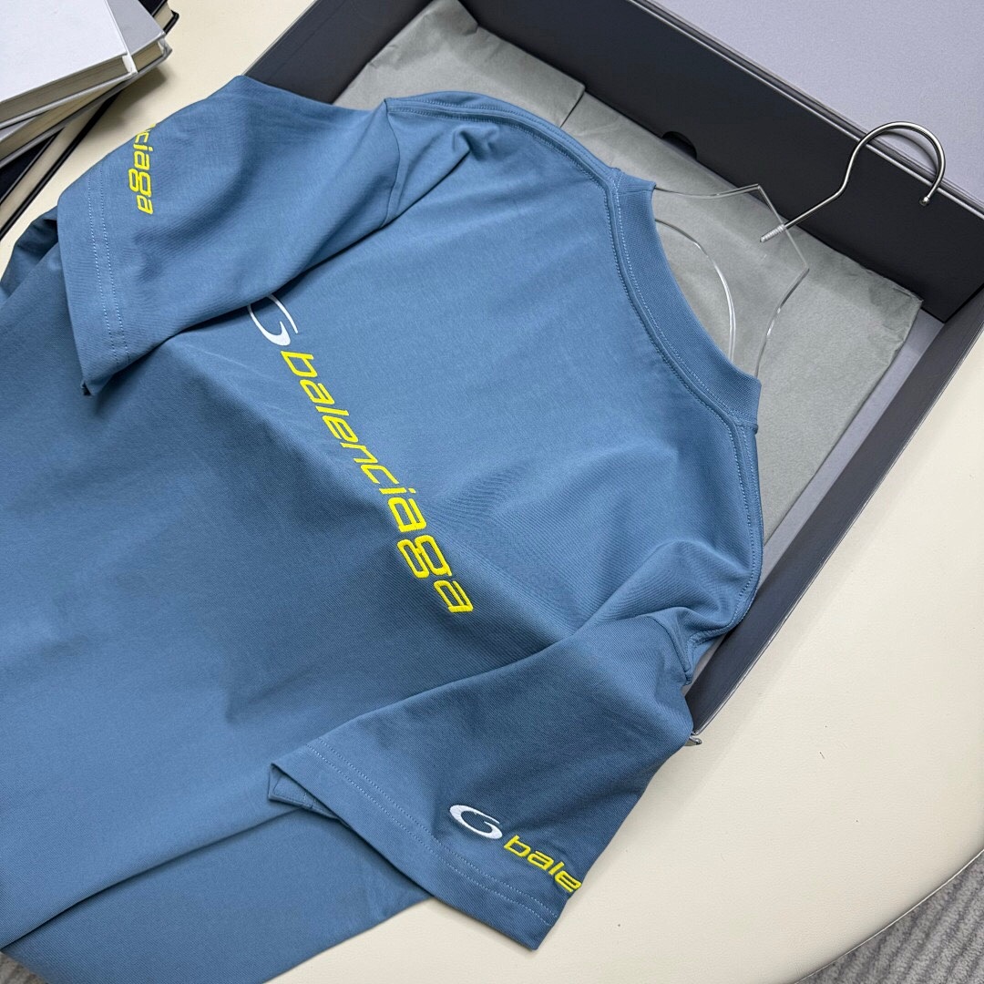 Balenciaga Embroidered (Light Blue) - Image 5