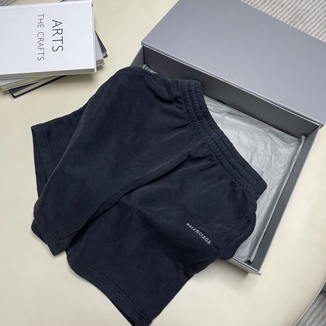 Balenciaga BAL Short (Washed Black) - Image 4