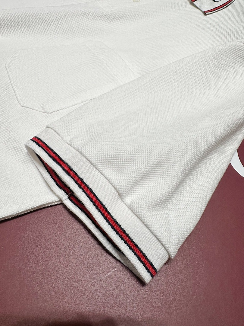 Ralph Lauren Red Black Striped POLO - Image 5