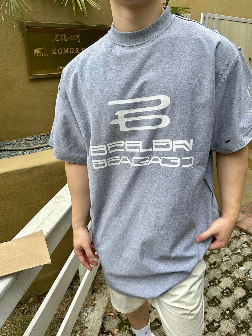 Balenciaga AI Short Sleeve (Grey) - Image 19