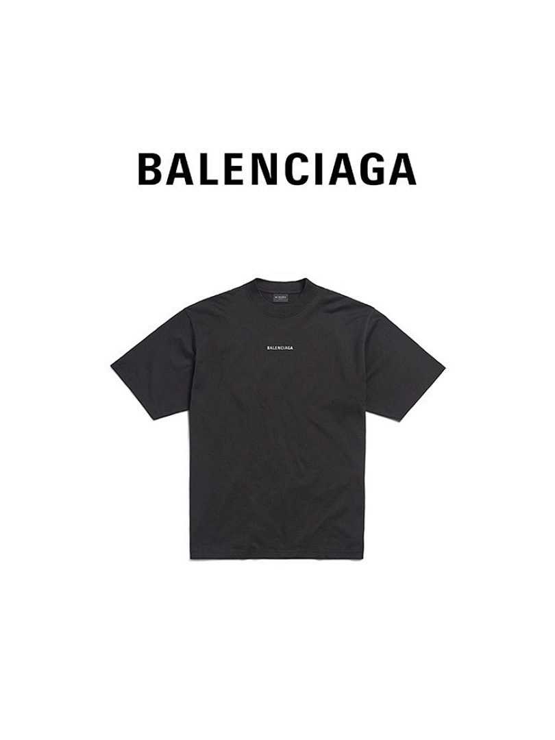 Balenciaga Light Short Sleeve (Black) - Image 2