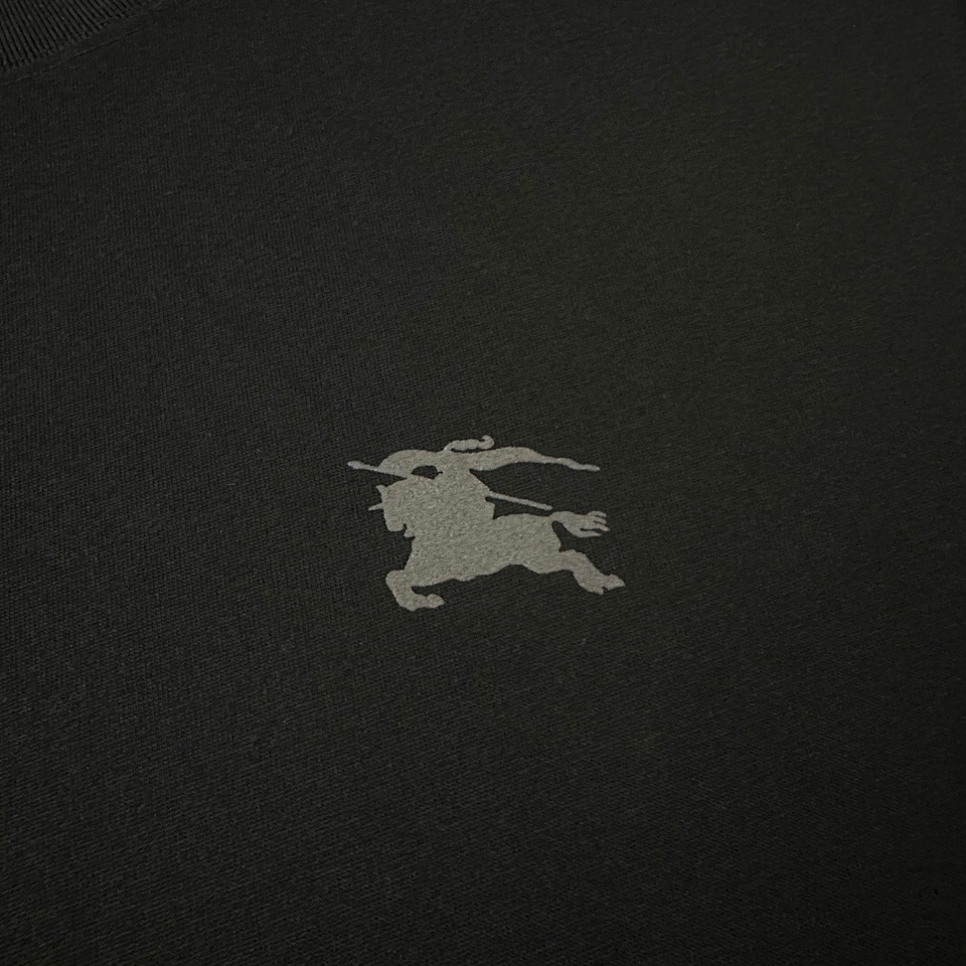 Burberry Gum Print Short Sleeve (Black) - Image 8