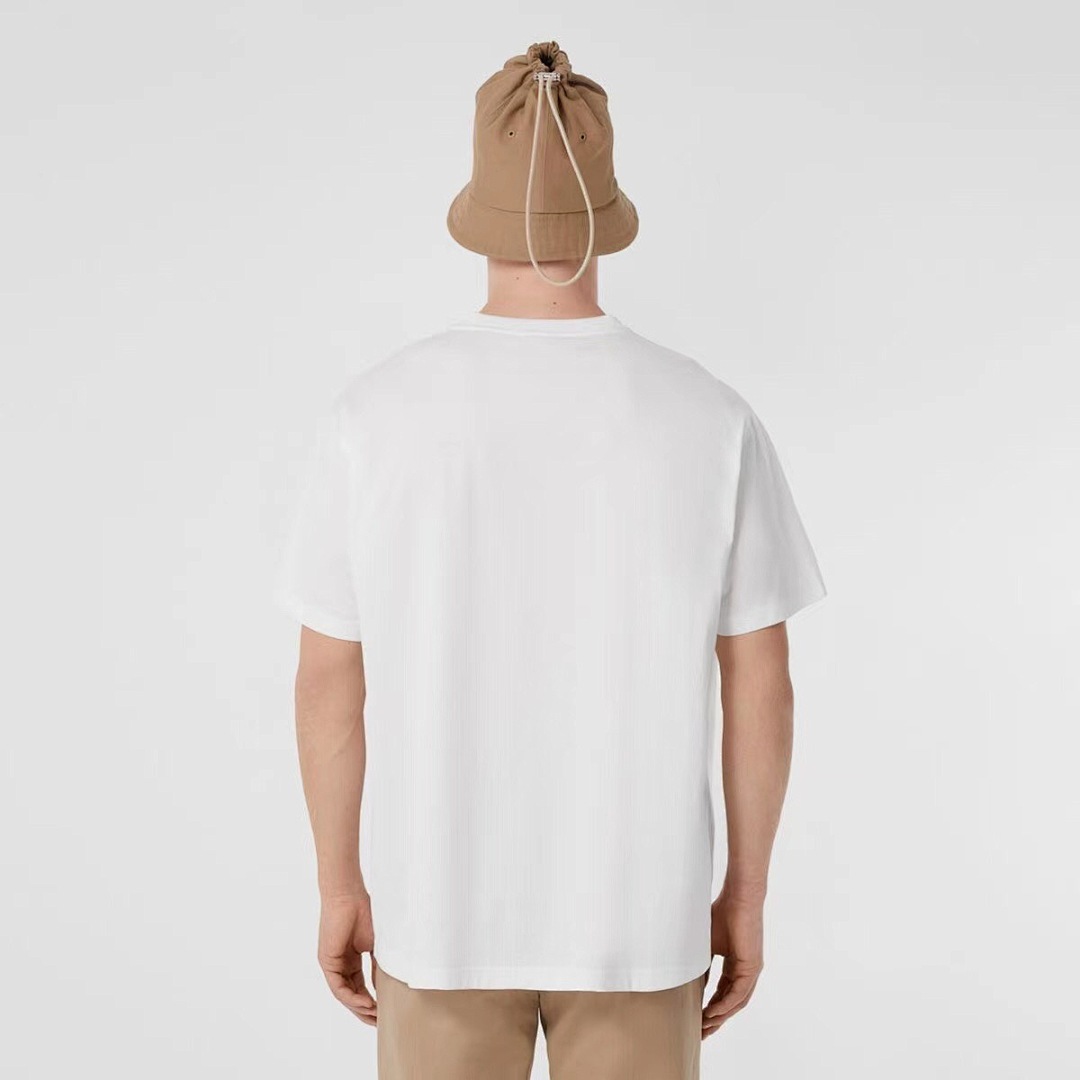 Burberry BR Print Short Sleeve (White) - Image 12