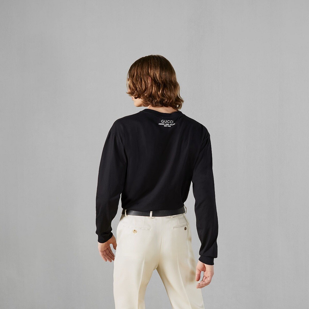 Gucci G Small Long Sleeve T (Black) - Image 13