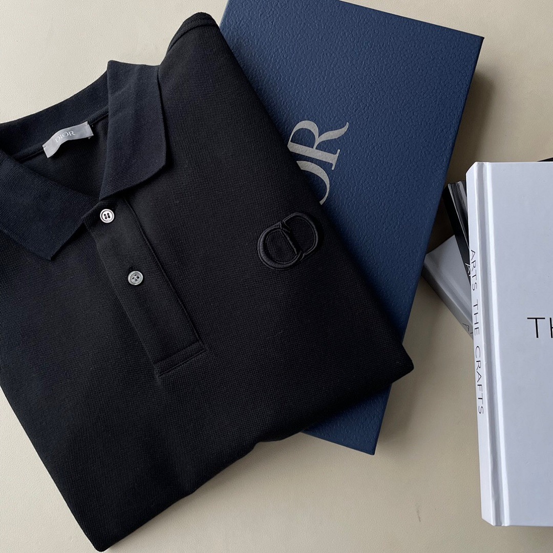 Ralph Lauren CD Embroidered POLO (Black) - Image 7