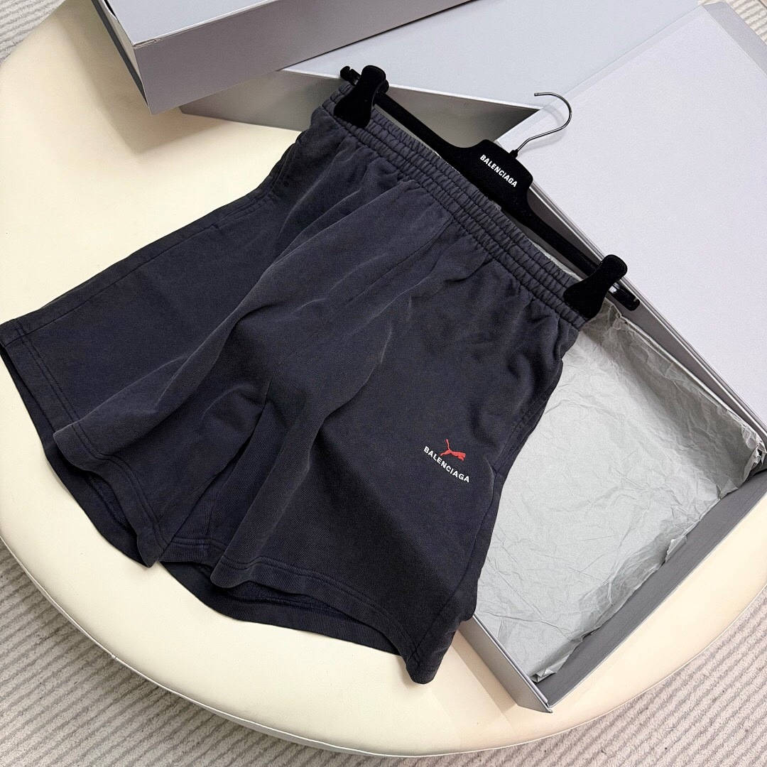 Balenciaga Collab Short (Washed Black) - Image 4