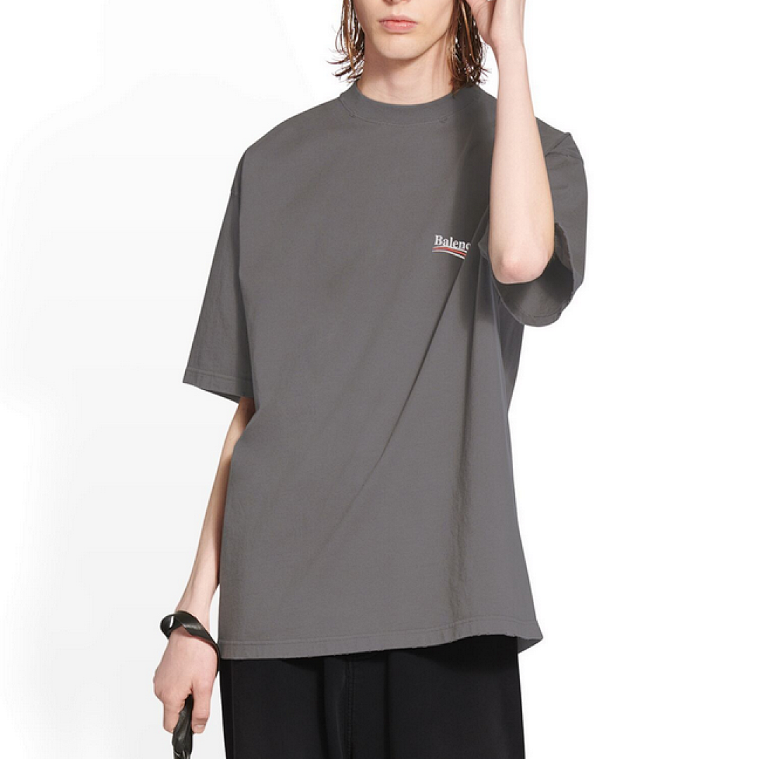 Balenciaga Print Short Sleeve (Grey) - Image 13
