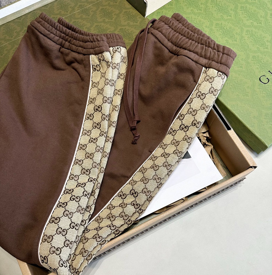 Gucci G Cotton Long (Brown) - Image 5