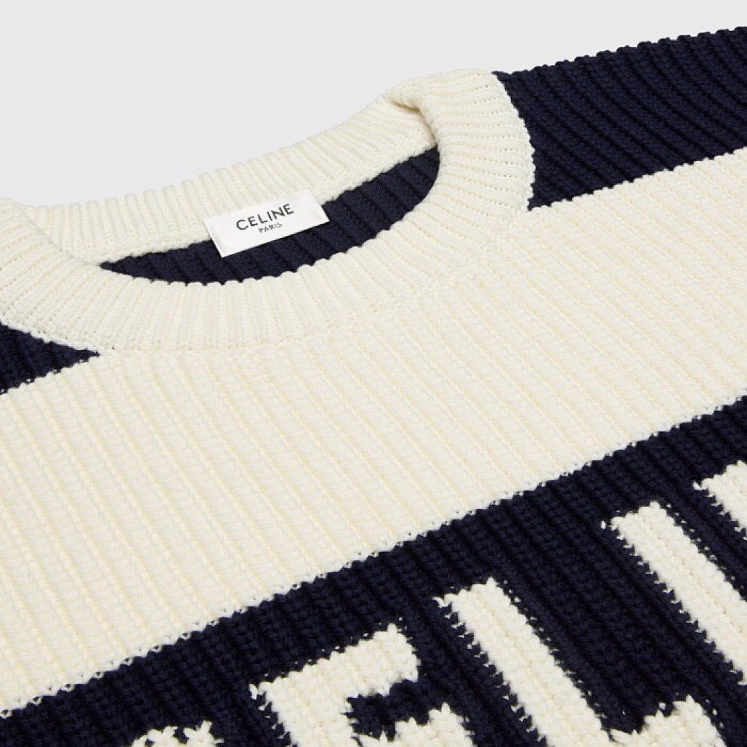 Celine C Striped Fleece - Image 4