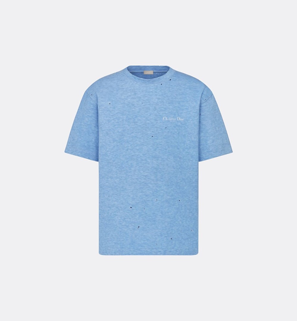 Unbranded Dr Small Print Short Sleeve (Blue) - Image 2