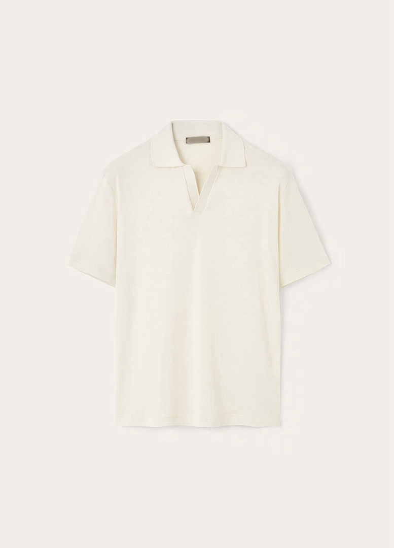 Ralph Lauren Silk Cotton POLO Apricot (Cream) - Image 2