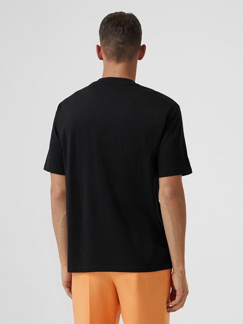 Burberry BR Print Short Sleeve (Black) - Image 10