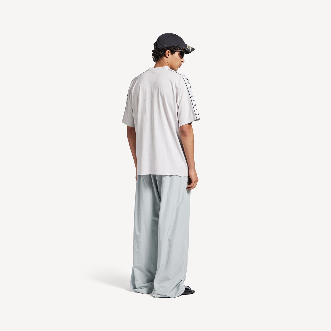 Balenciaga Strap T (Grey White) - Image 21