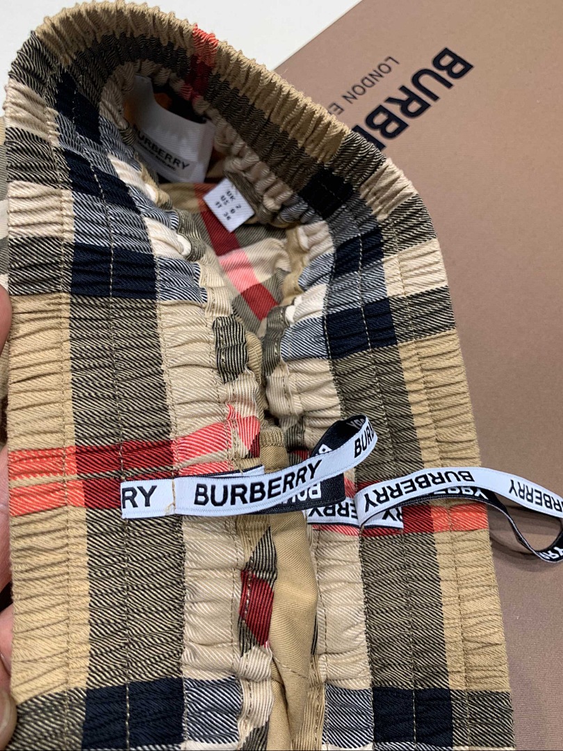 Burberry R Plaid Cotton Short (Women) - Image 10