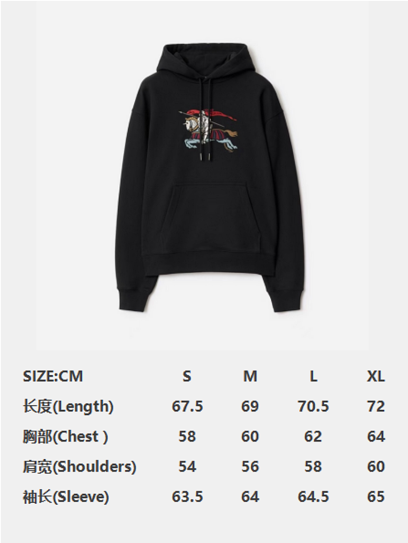 Burberry BR Color Stitching Embroidered - Image 3