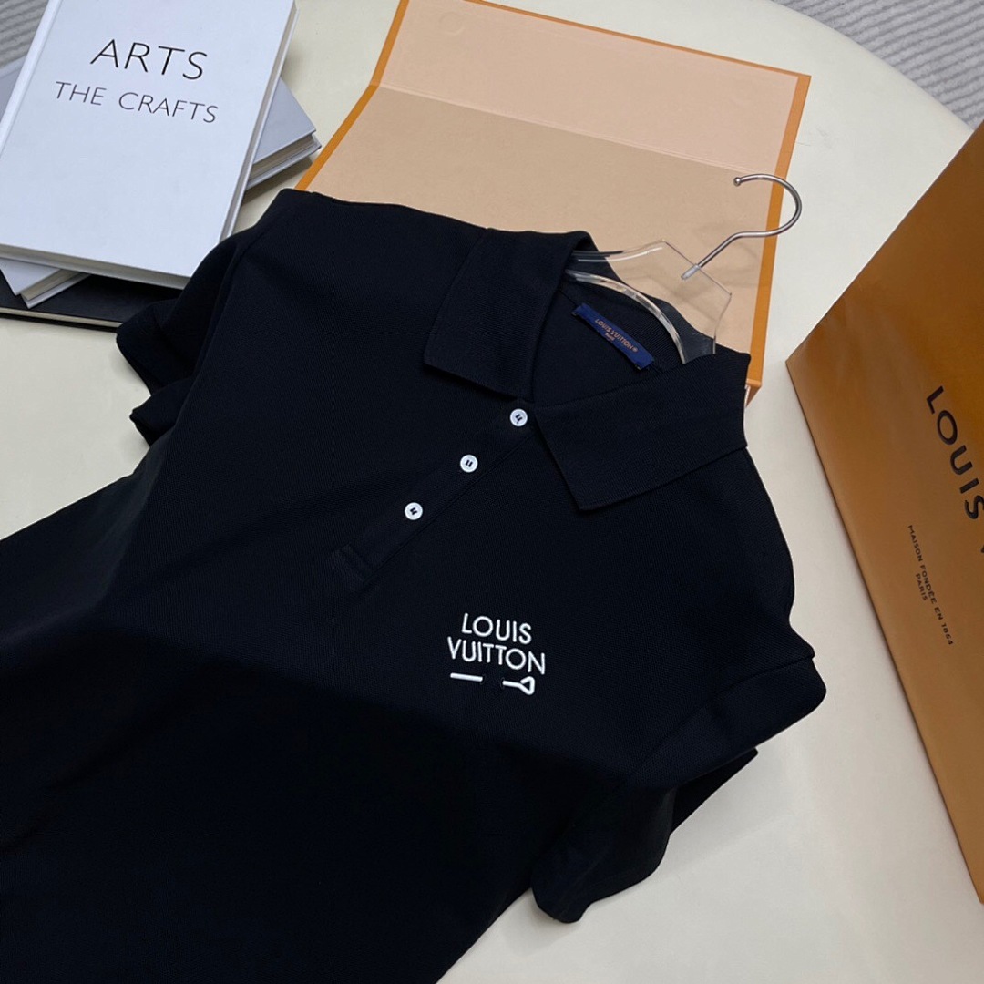 Ralph Lauren Embroidered Polo (Black) - Image 5