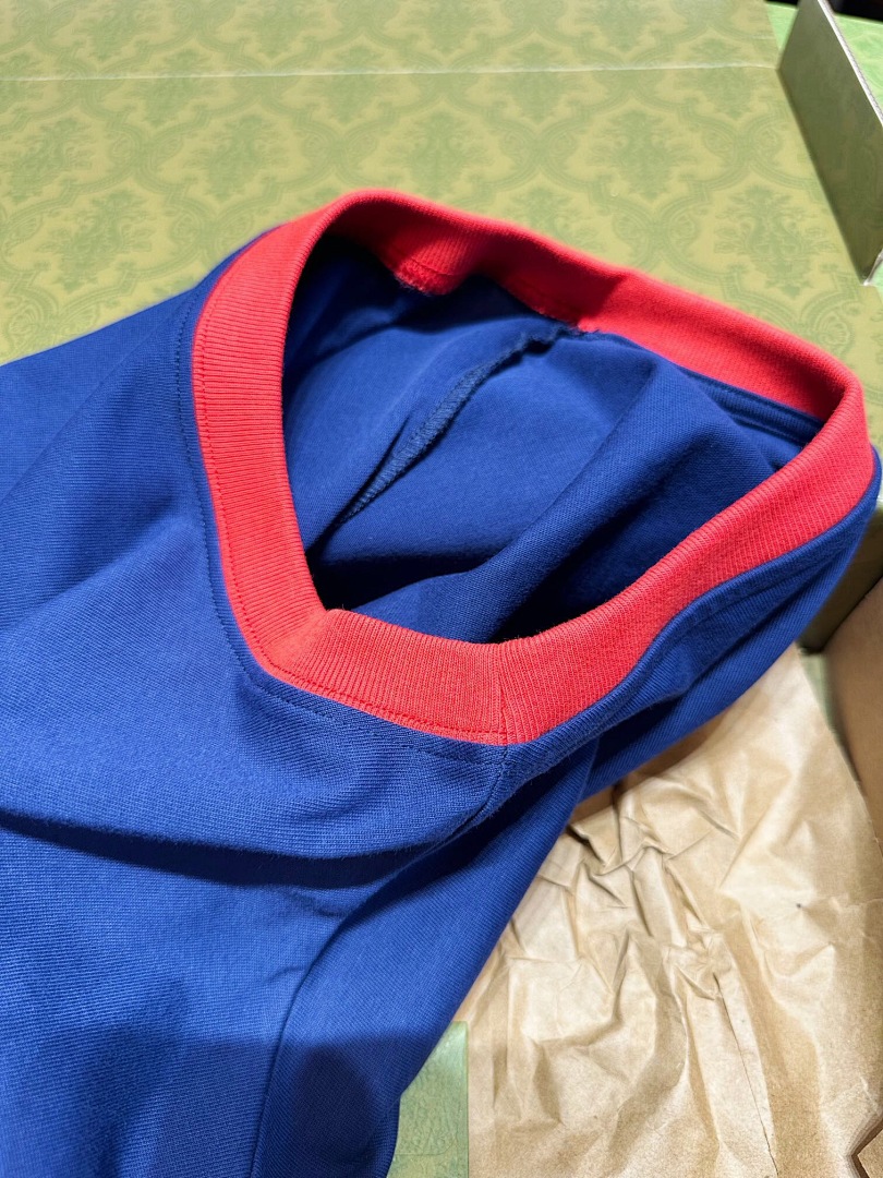 Gucci Peach Embroidered Short Sleeve - Image 4