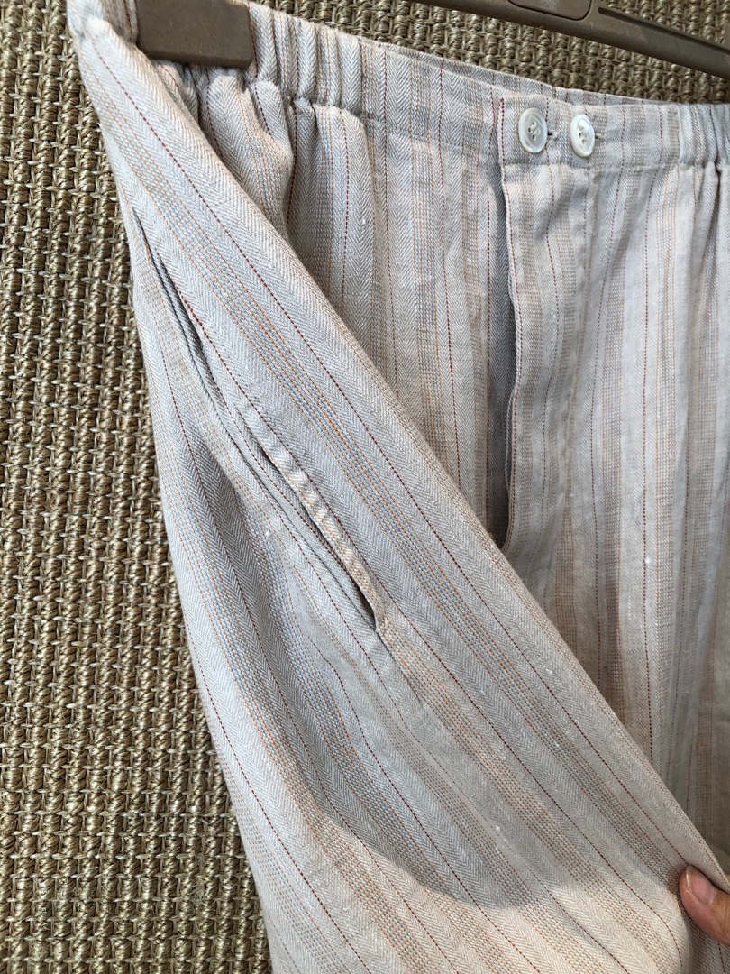 Unbranded Striped Linen Long - Image 18