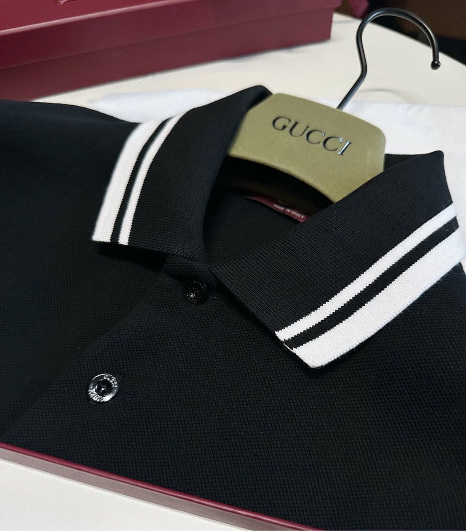 Gucci Double G Embroidered POLO - Image 5