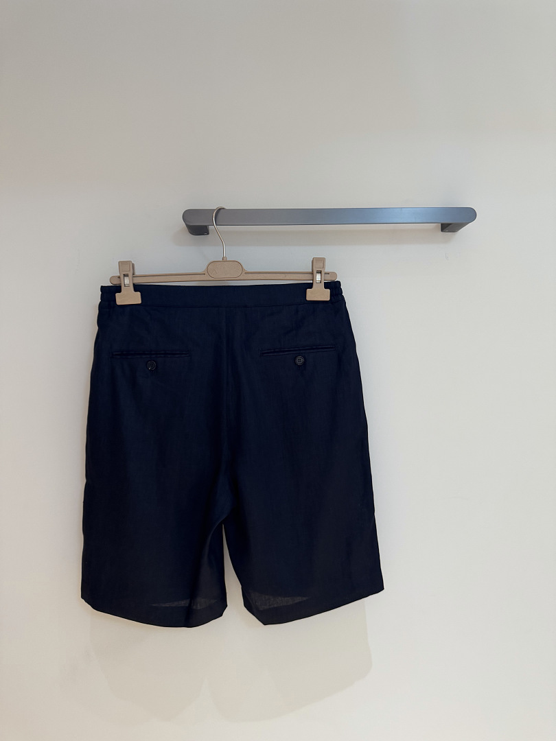Unbranded Navy Linen Short - Image 5