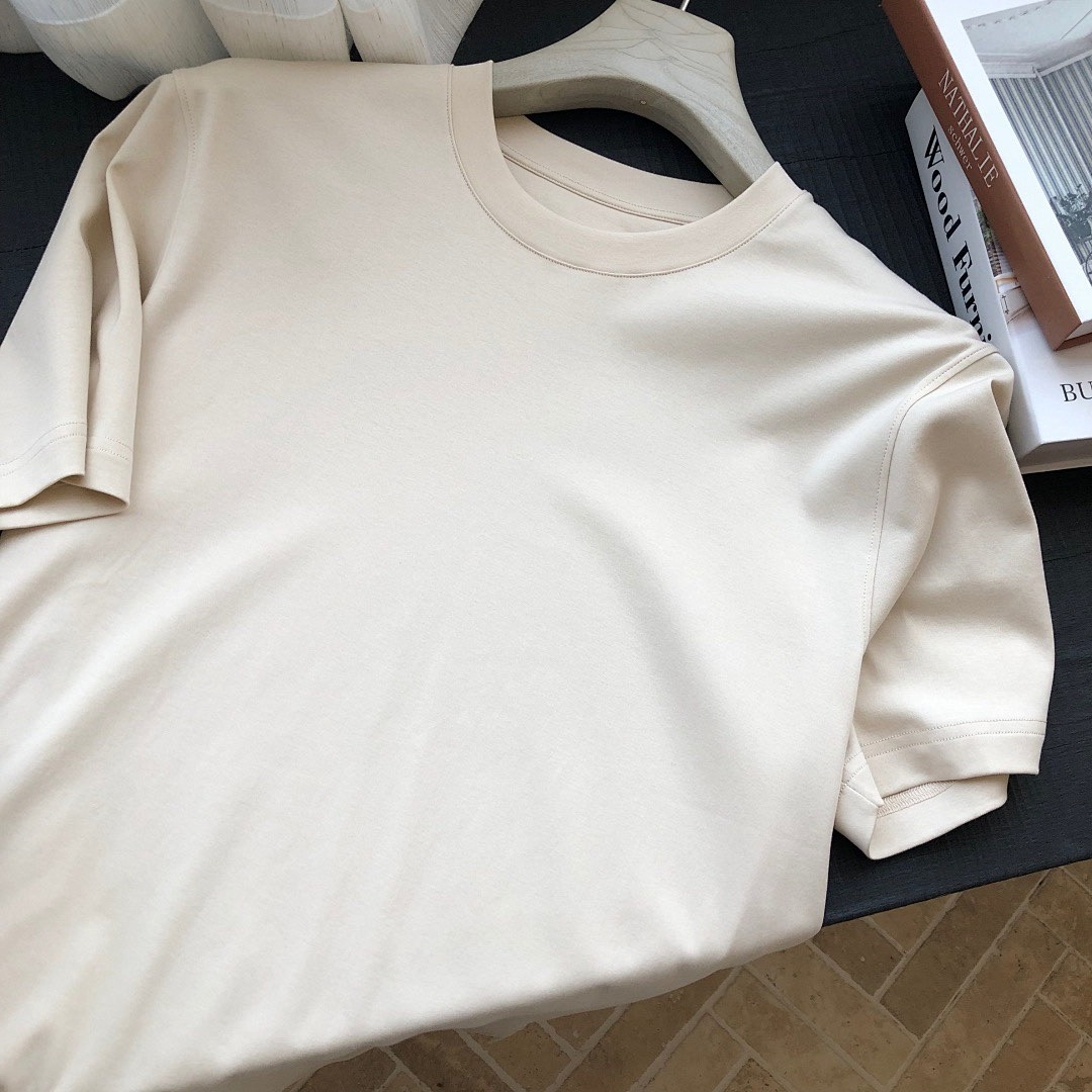 Unbranded Long Velvet Cotton Short Sleeve Apricot - Image 20