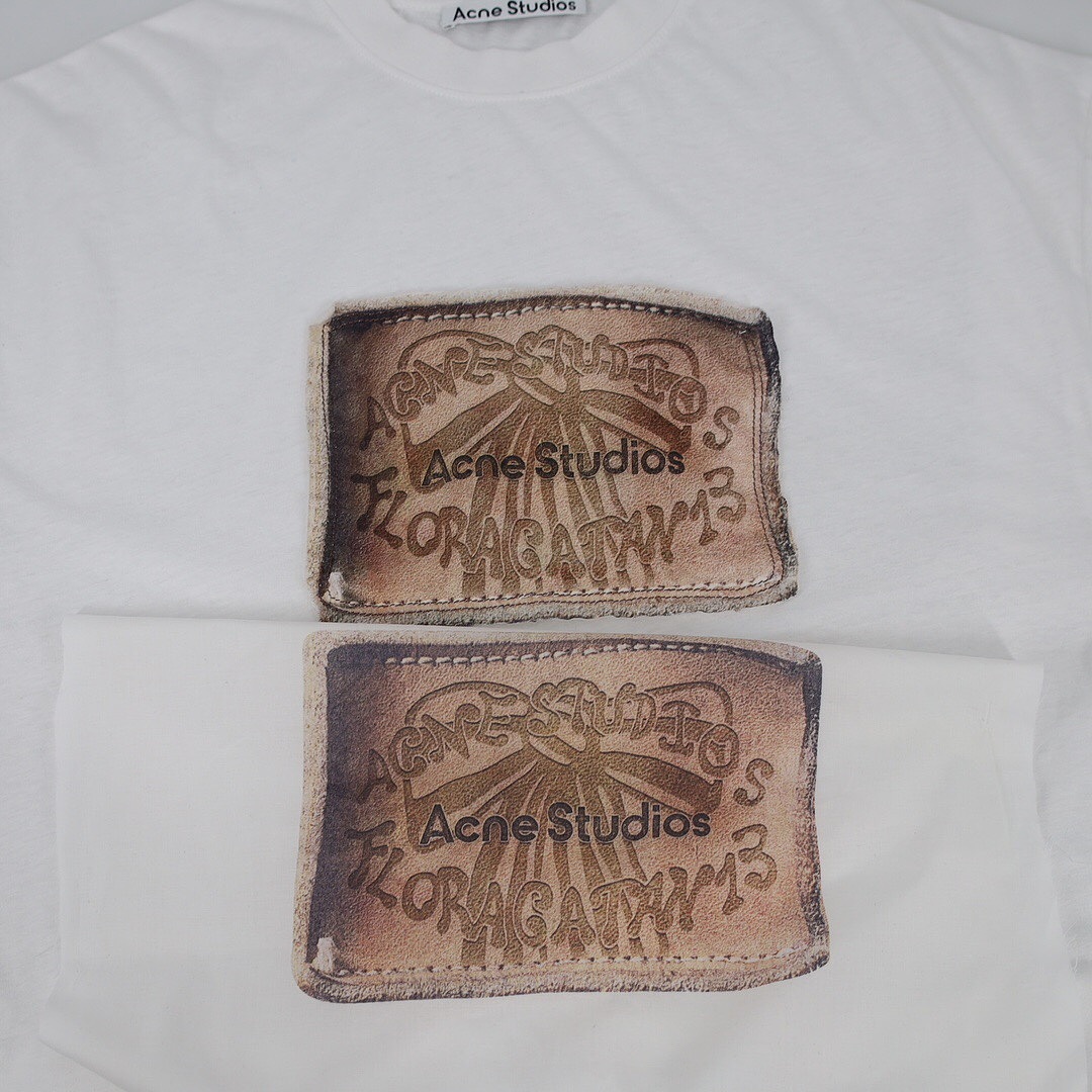 Unbranded Print Short Sleeve (White) - Image 3