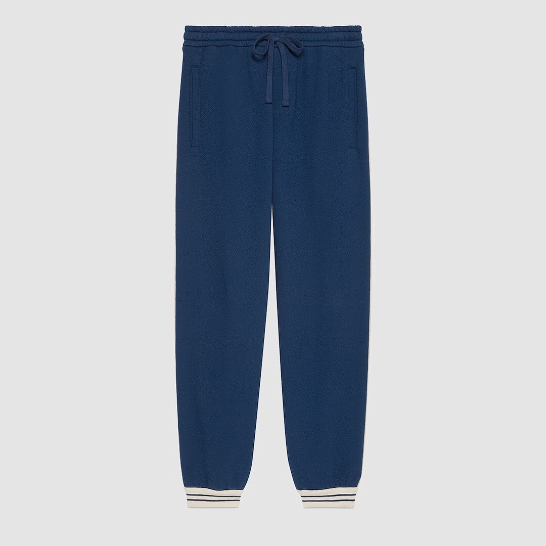 Gucci Blue Double G Buckle Long - Image 2