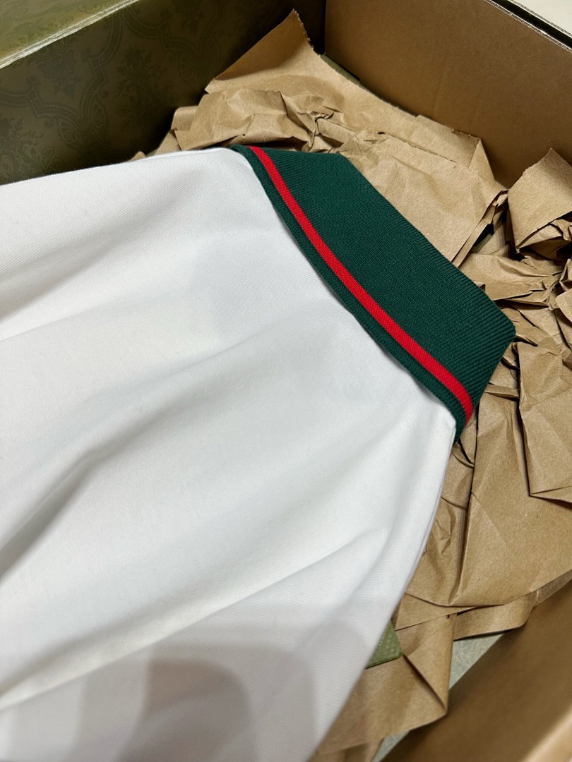 Ralph Lauren Red Blue Strap Sleeve Polo - Image 7