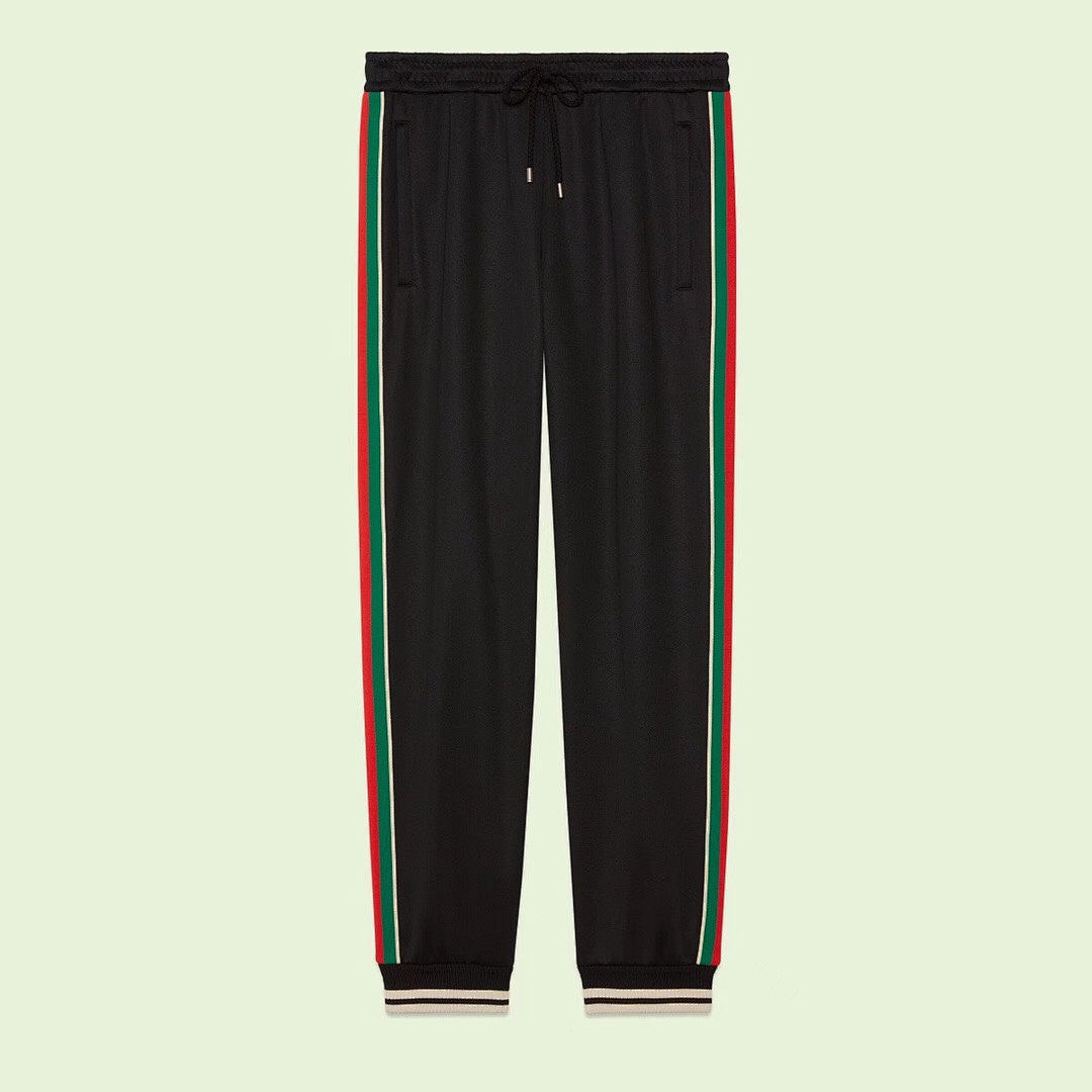 Gucci Red Green Strap Buckle Label Long