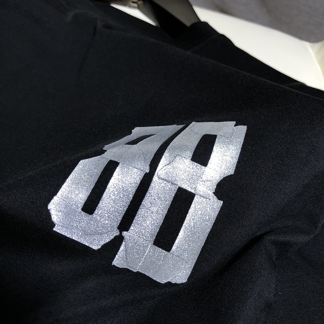 Balenciaga Silver Tape T-Shirt - Image 11