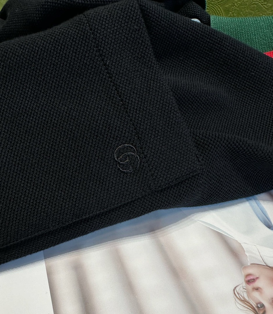 Ralph Lauren Strap Collar Polo (Black) - Image 8