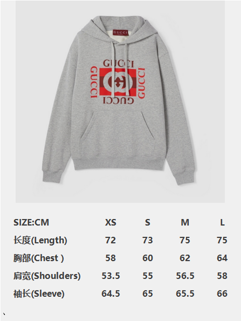 Gucci Linen Grey Double G Print - Image 2