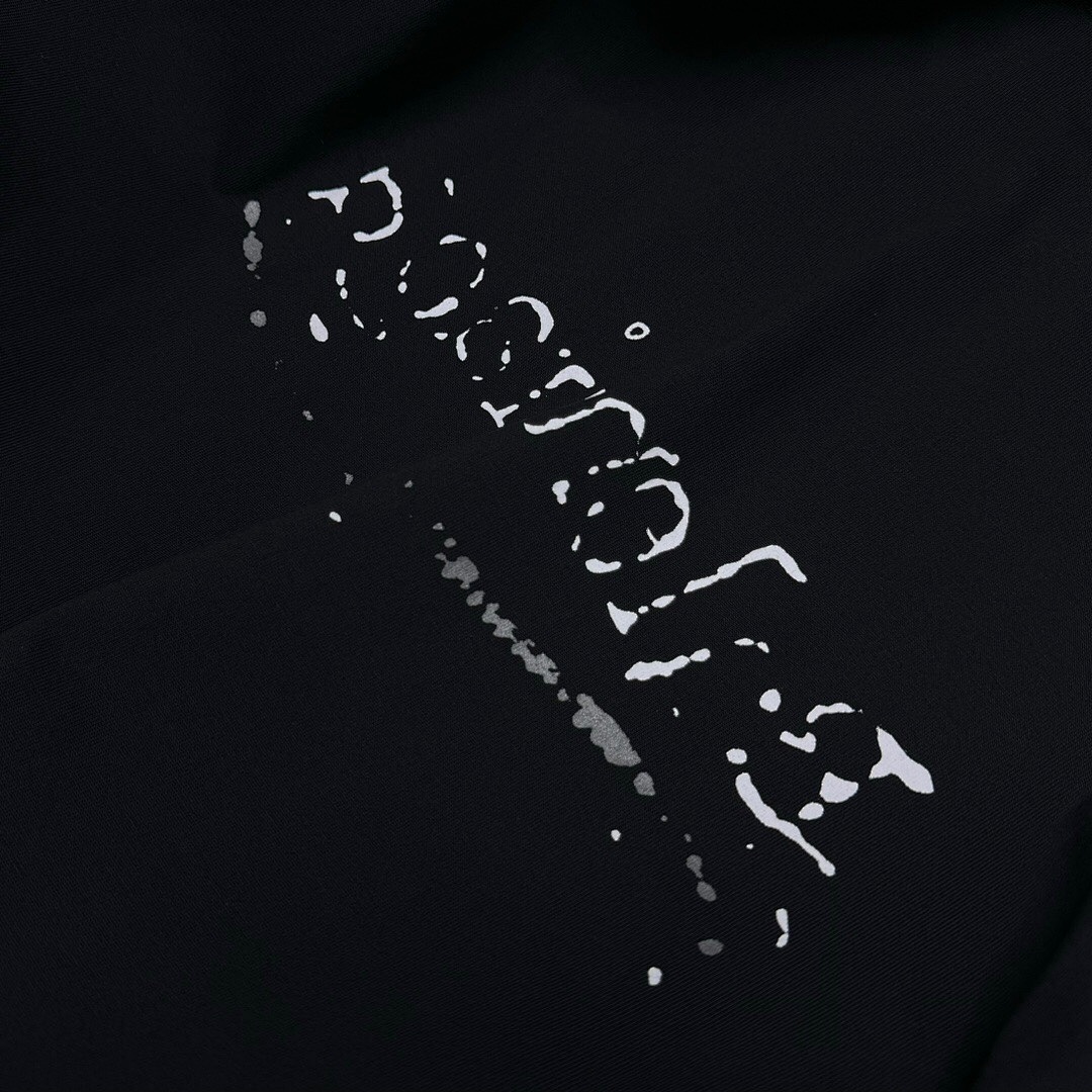 Balenciaga Print Short Sleeve (Black) - Image 8