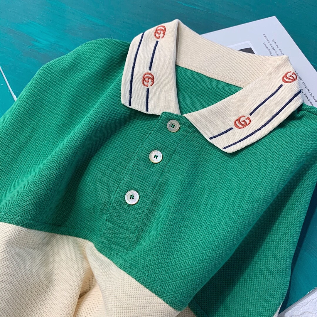 Ralph Lauren G Embroidered Green Patchwork POLO - Image 6