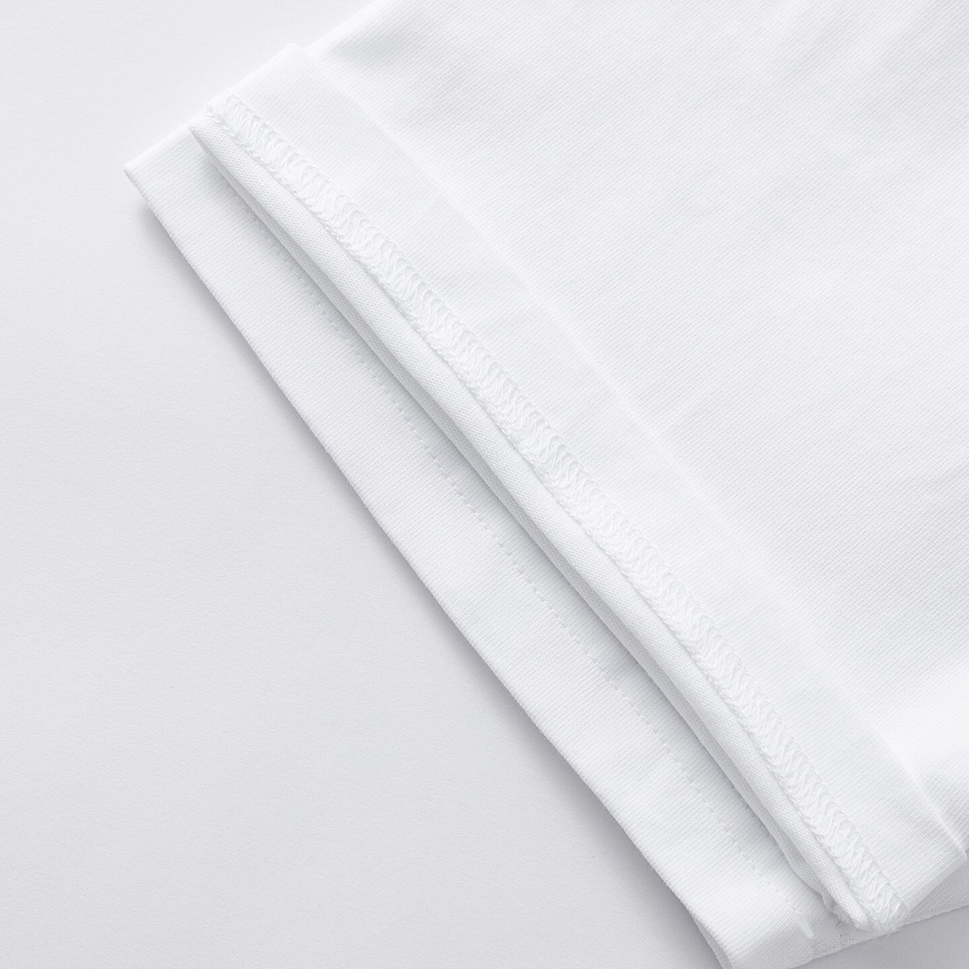 Gucci Double G Embroidered T (White) - Image 6