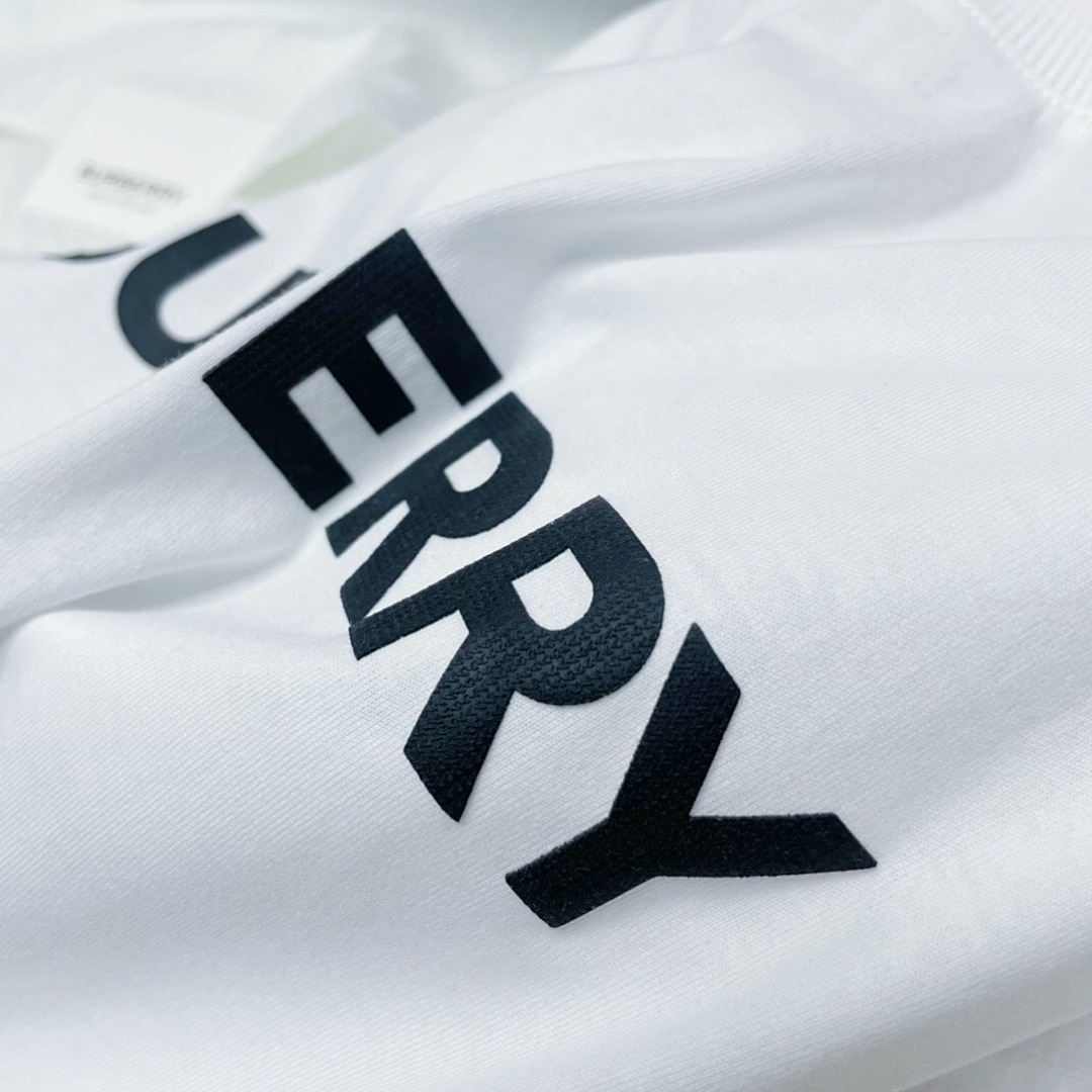 Burberry BR Print Short Sleeve (White) - Image 6