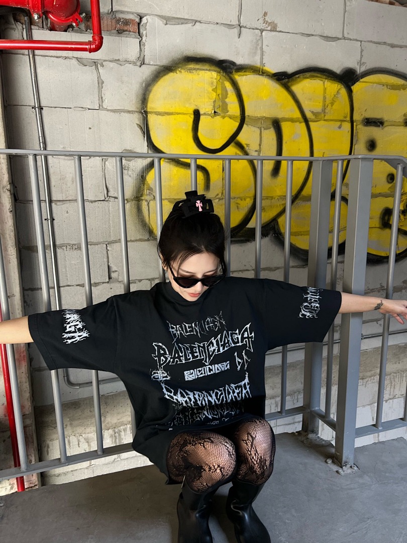 Balenciaga DIY Metallic Short Sleeve - Image 19
