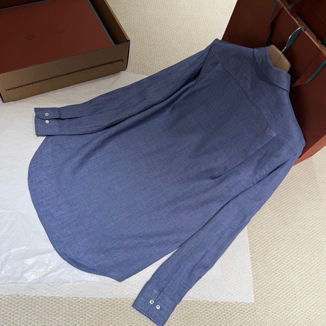 Unbranded Linen (Blue) - Image 6