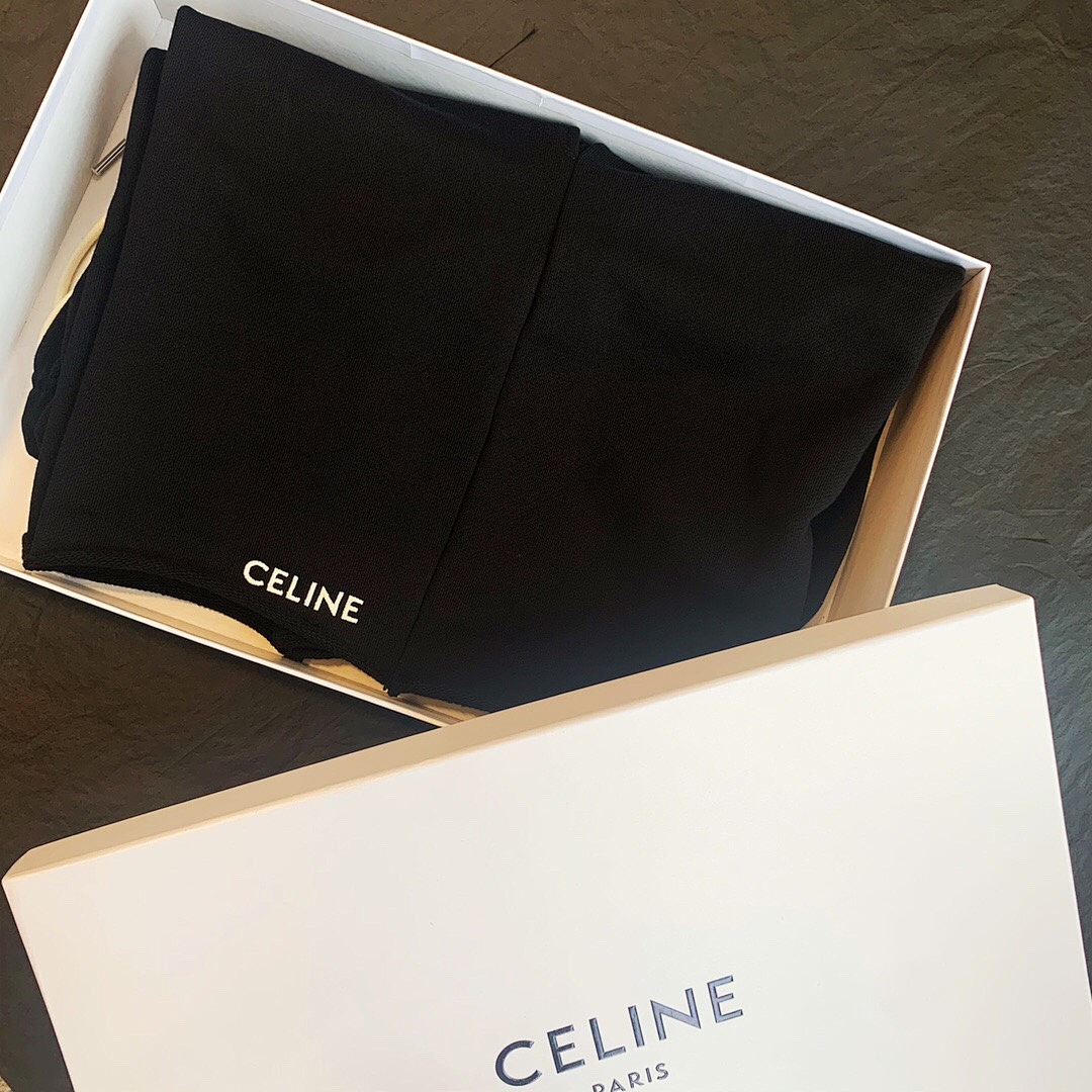 Celine C Embroidered Short (Black) - Image 6