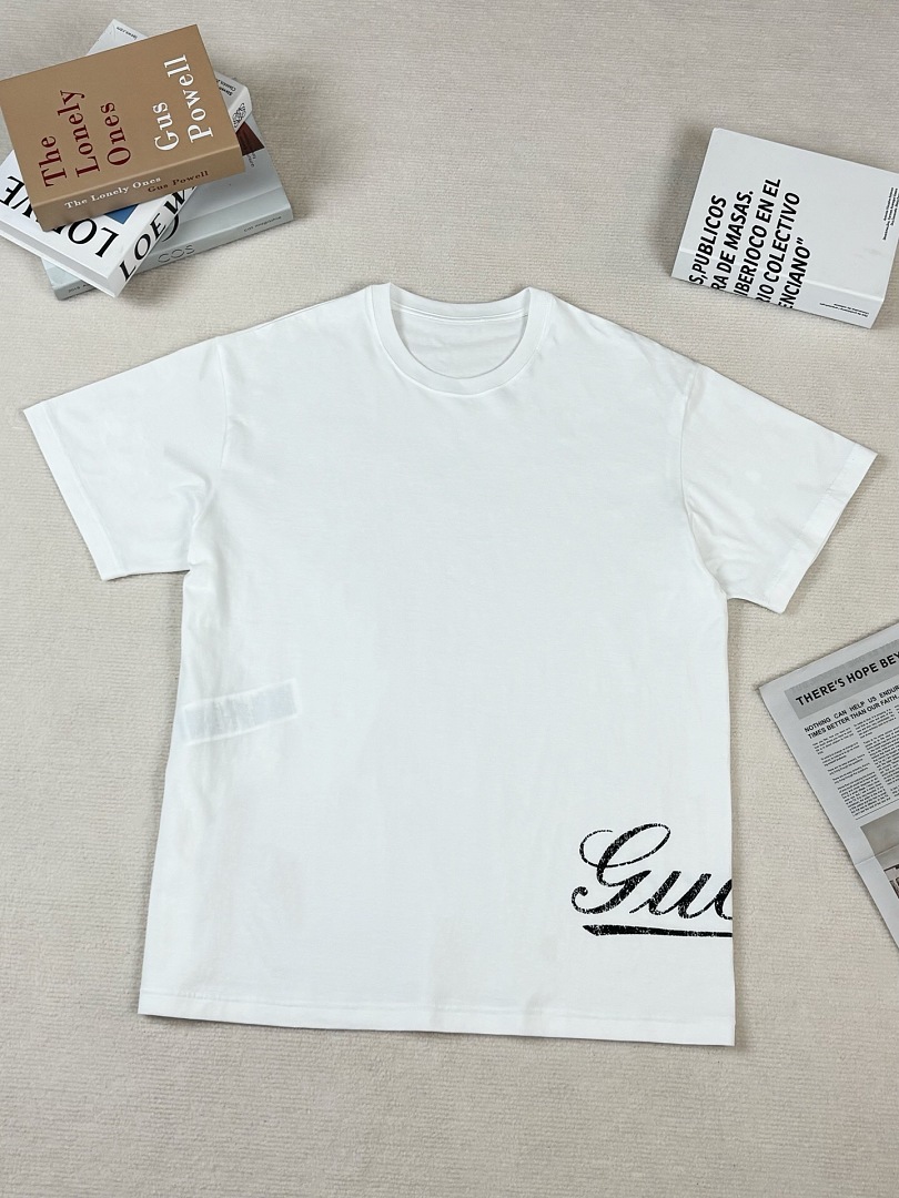 Gucci White Cotton T - Image 5