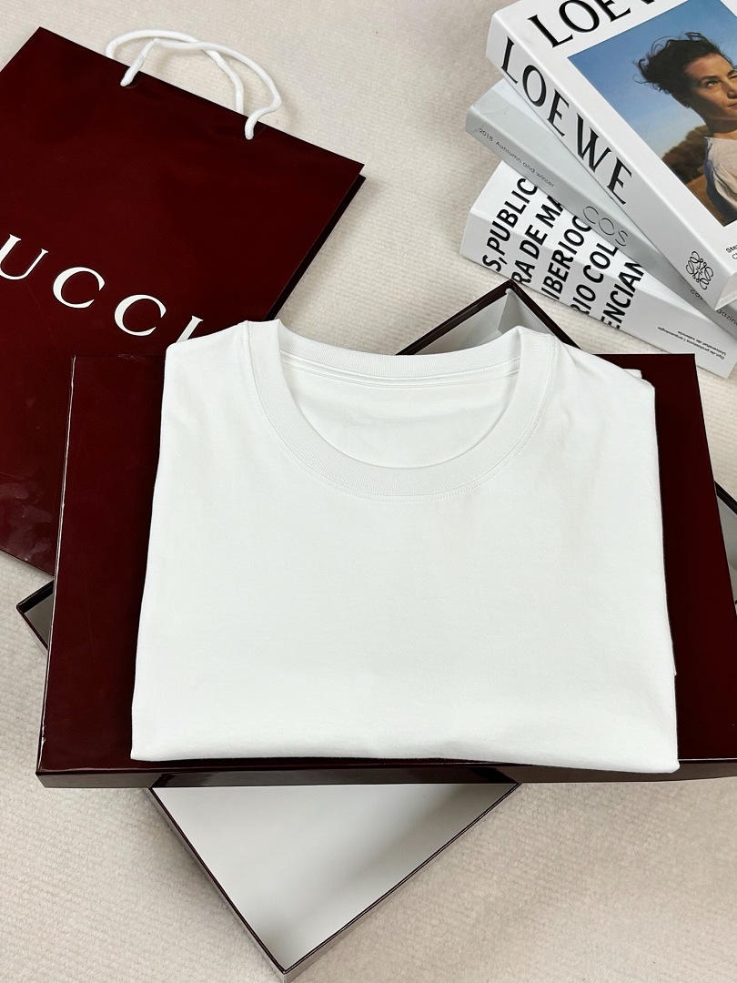 Gucci White Cotton T - Image 6