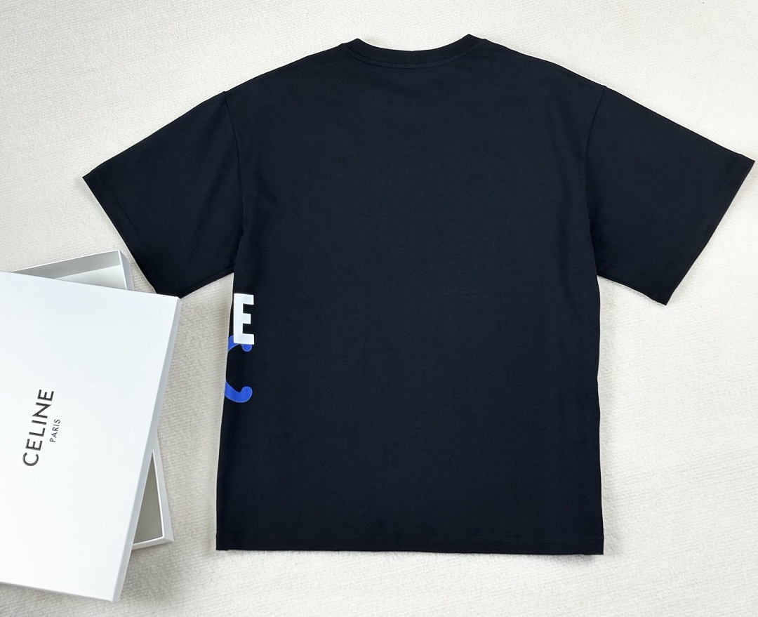 Celine Print T (Black) - Image 4