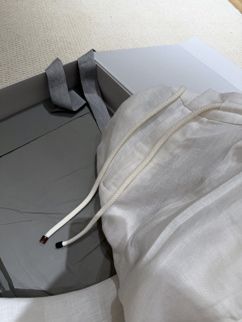 Unbranded Linen Long (White) - Image 9