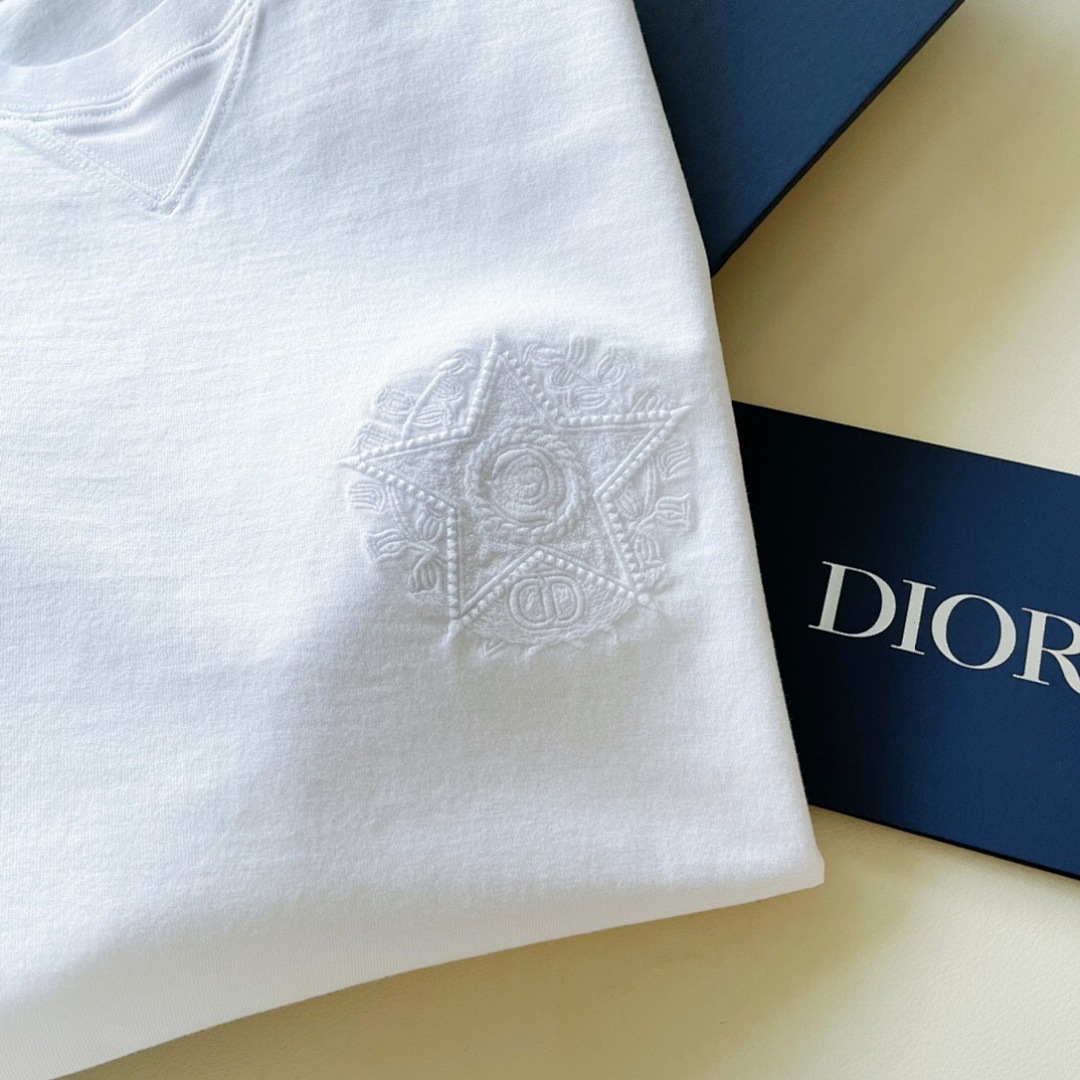 Unbranded DR Star Model Embroidered Short Sleeve (White) - Image 7