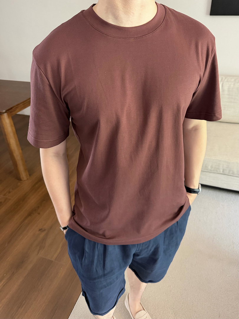 Unbranded Solid Cotton Short Sleeve - Image 16