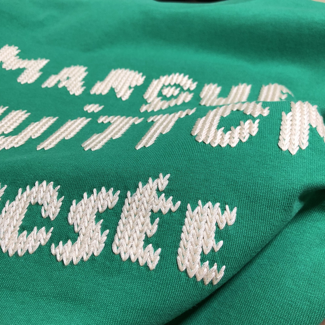 Unbranded Fleece Embroidered T (Green) - Image 9