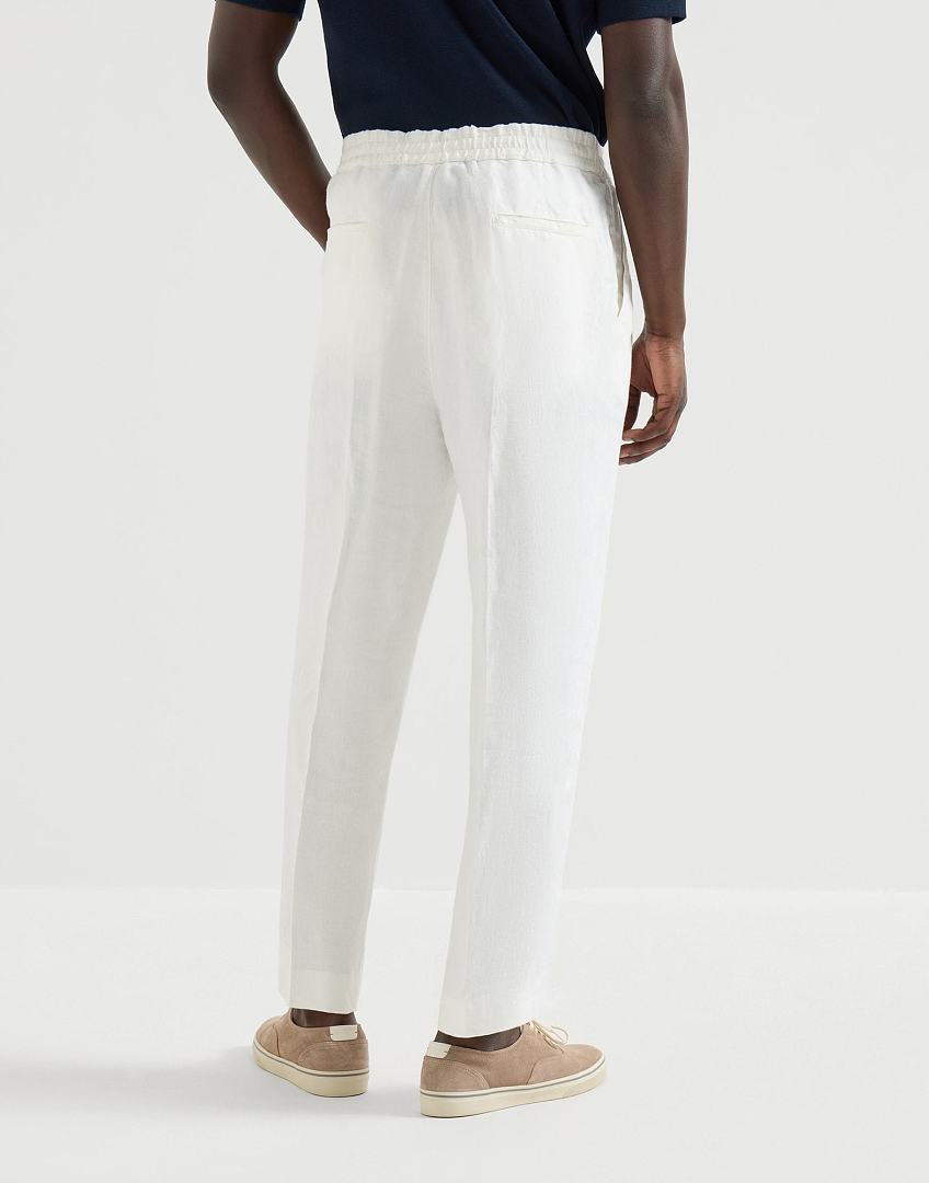 Unbranded Linen Long (White) - Image 14