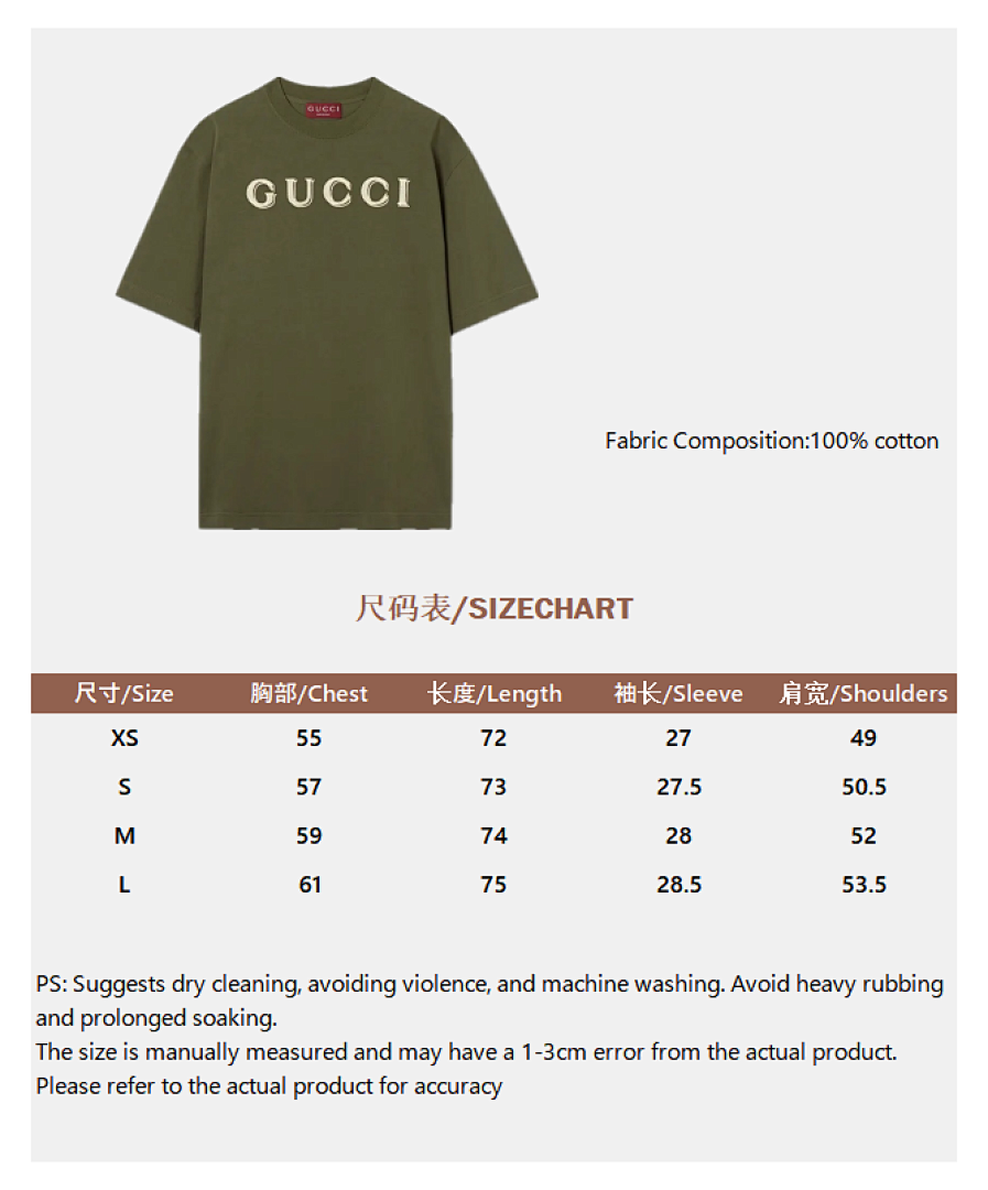 Gucci GU Print Short Sleeve (Green) - Image 4