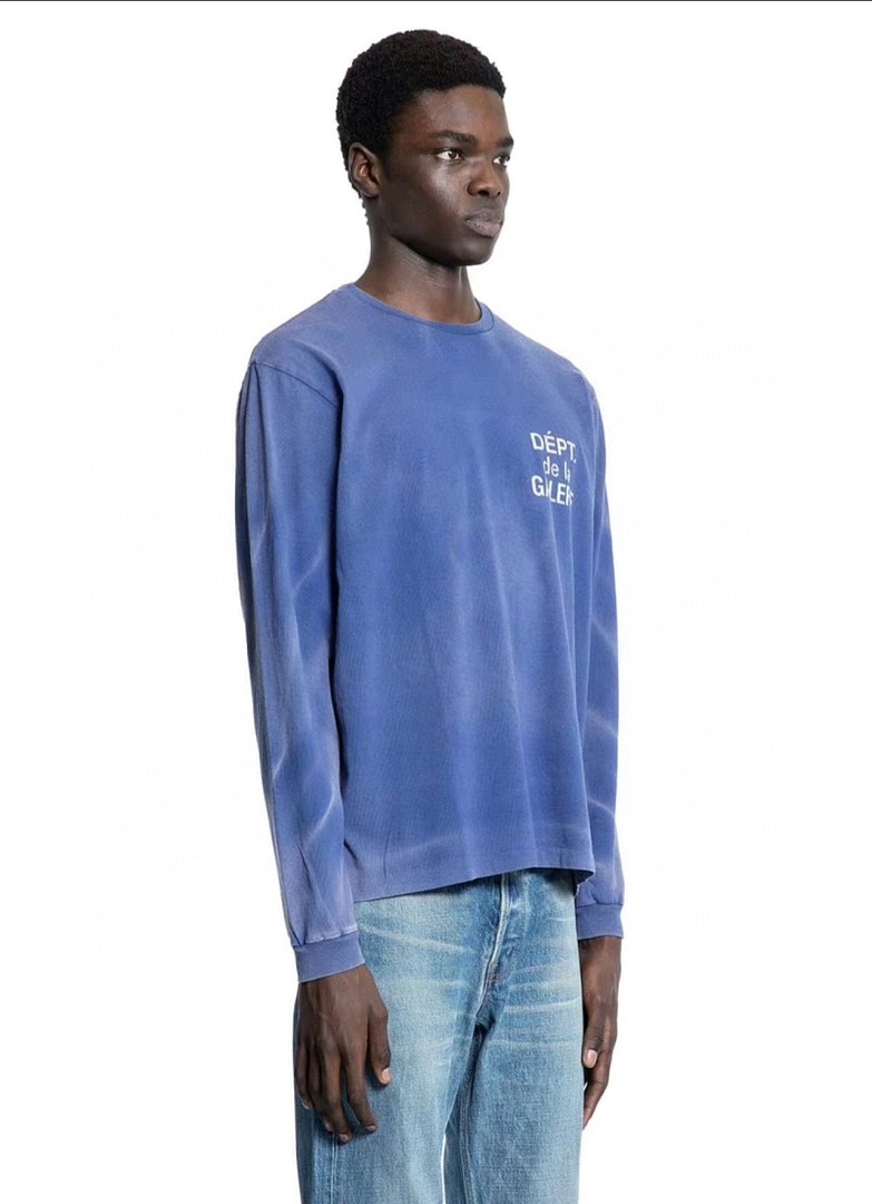 Unbranded Water Ripple Retro Long Sleeved T-Shirt - Image 15